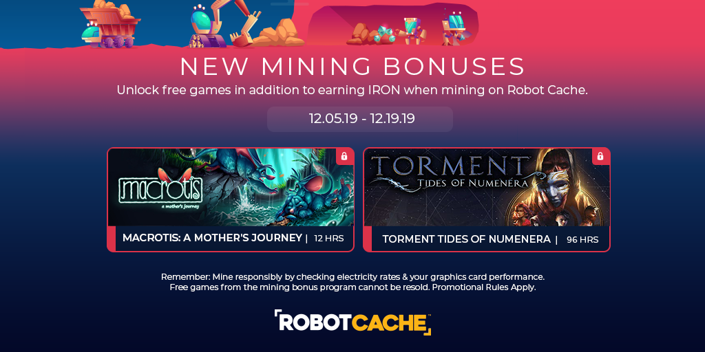 New Mining Bonuses Released