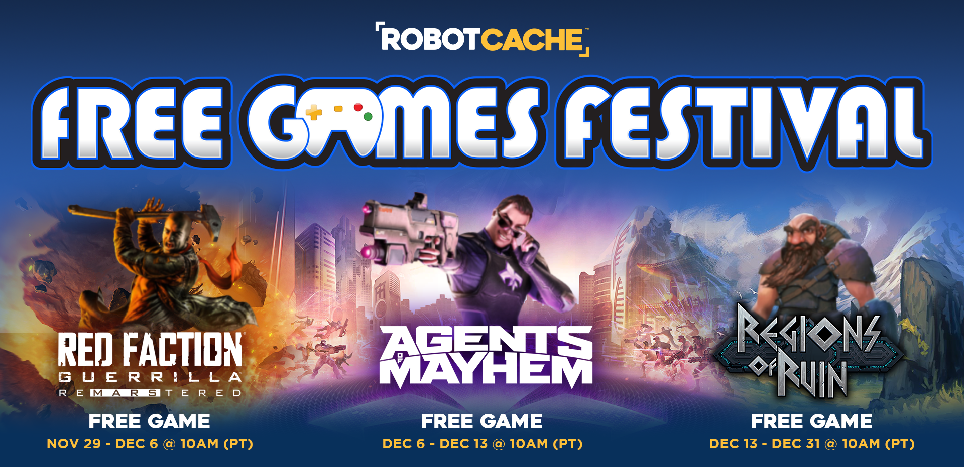 Robot Cache™, Videogame Marketplace